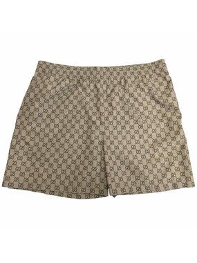 Gucci GG Print Swim Shorts Beige 52